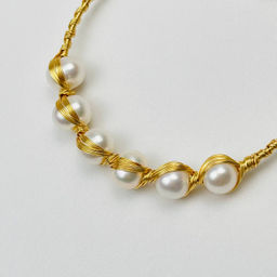 Браслет регулируемый с речным Жемчугом - Радуга самоцветов фото 3