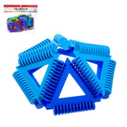 Конструктор обучающий Геометрические фигуры, 18 деталей