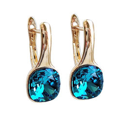 Серьги с кристаллами Swarovski