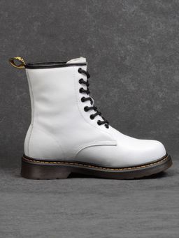 04-10072004 WHITE Ботинки зимние женские (натуральная кожа, натуральный мех) - Фабричный китай фото 11