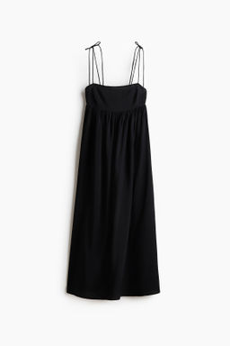 Vestido midi con tirantes de lazo - H&m фото 2