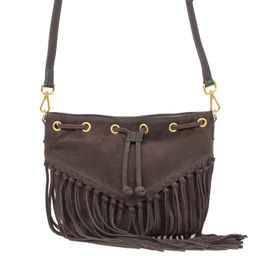 M1208 coffee, Женская замшевая сумка, Barcelo Biagi