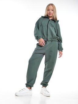 Комплект спортивный для девочки 22-7648 графит - Mini maxi фото 22