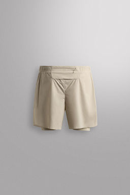PANTALONES CORTOS RUNNING 2 EN 1 / Morado - Zara фото 9