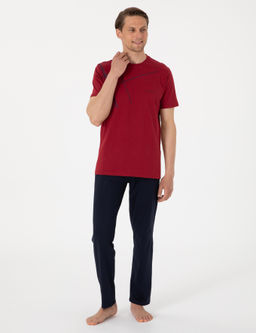 Bordo K_sakol Pijama Tak_m_