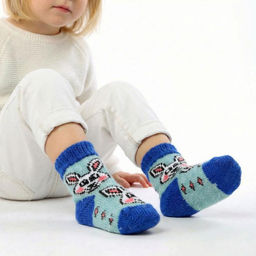 Аксессуар Носки вязаные дет арт.7410088-дет ЗАЙЧИШКА