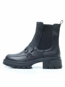 01-5251-1 BLACK Ботинки демисезонные (искусственная кожа, байка) - No name фото 8