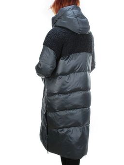 Y21636 DK. GRAY Пальто женское зимнее MEIYEE (200 гр. холлофайбера) - Fashion фото 6