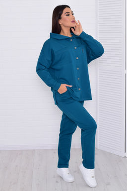 НОВИНКА! Костюм женский 5-324в (петроль)