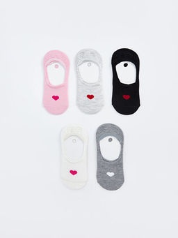 Desenli K?z ?ocuk Babet ?orap 5li