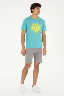 Мужская мятная футболка Неожиданная скидка в корзине - U.s. polo assn фото 4