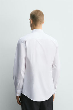CAMISA CUELLO SMOKING / Blanco - Zara фото 3