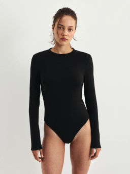 Боди с длинным рукавом из вискозы ZR2609013403-50 / Zarina