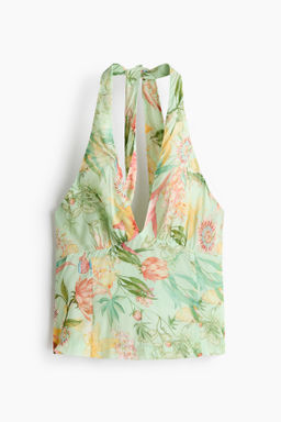 Top halter de viscosa