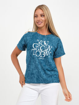 Футболка варенка Хлопок 100% Лиона индиго - Ивассорти фото 25