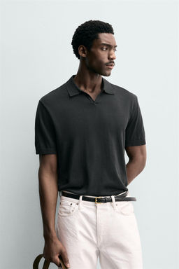 POLO PUNTO REGULAR FIT / Gris Antracita - Zara фото 2