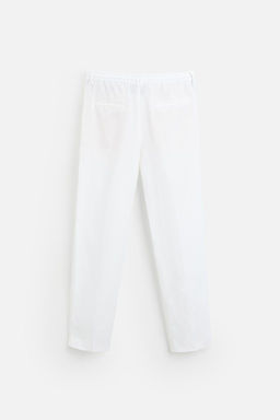 LINEN TROUSERS - Zara фото 17