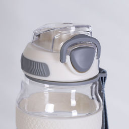 Бутылка для воды спортивная Woohooo H2O цвет White + Gray 850 ml - Галеонтрейд фото 6