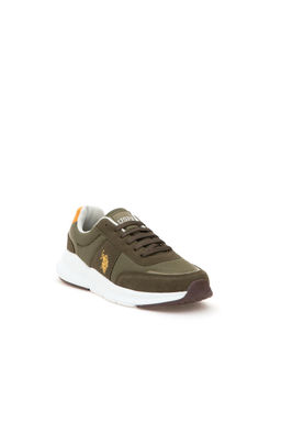 Erkek Haki Spor Ayakkab_ Sepette S_rpriz _ndirim - U.s. polo assn фото 3