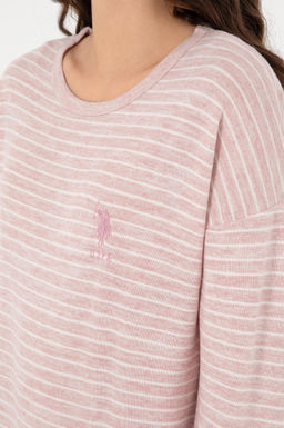 Женский розовый пижамный комплект Неожиданная скидка в корзине - U.s. polo assn фото 6