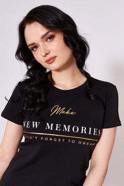 Футболка М323044Па Черный - Елена фото 3