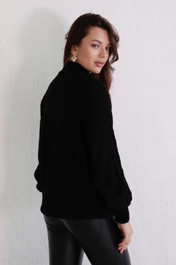 Martichelli Свитер-реглан чёрный  фото 2