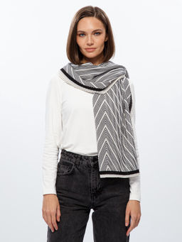 Палантин жен. виск+шерсть 80х180 LG33-957-02 - Labbra фото 4