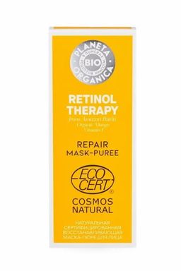 Восстанавливающая маска-пюре для лица, 50 мл / BIO / Retinol Therapy / Planeta Organica  фото 2