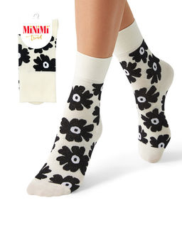 (Minimi) Mini Trend 4214 нос.жен. цветы (ЧЗ) avorio