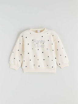 Bisiklet Yaka K?z ?ocuk Sweatshirt