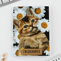 Ежедневник А6, 64 л. Котёнок
