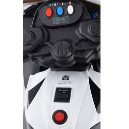 Детский электромотоцикл ROCKET "Байк",1 мотор 20 ВТ, белый