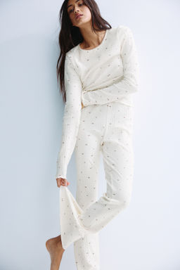Pijama en punto pointelle - H&m фото 3