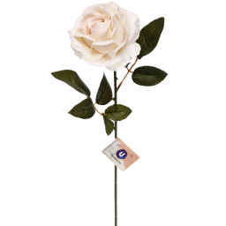 Цена за 2 шт. Искусственные цветы "FLOWERS MAGIC" 53см Роза шампань