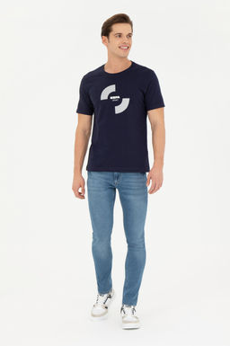 Мужская темно-синяя футболка - U.s. polo assn фото 11
