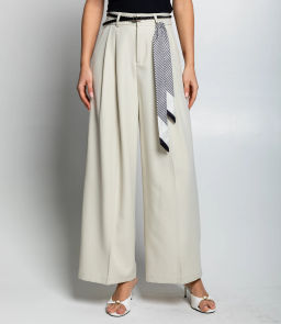 Брюки #КТ69008, бежево-серый