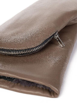 Рукавицы женские н/м крол IS129 l.taupe - Eleganzza фото 2