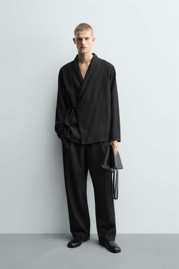 KIMONO TEXTURED SHIRT