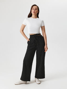 Concept club / Брюки жен. Xi черный в полоску