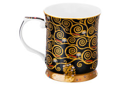 Кружка 400 мл 12,5*9*10 см Поцелуй на черном NEW BONE CHINA - Elan gallery фото 6