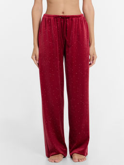 Комплект домашний женский велюровый бордовый - Mark formelle фото 4