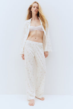Pijama estampado de punto - H&m фото 2