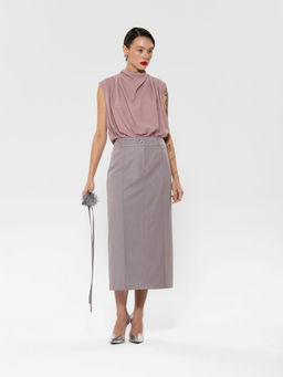 Блузка из крепа