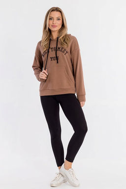 Толстовка М323135ВШб Коричневый - Елена фото 3