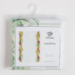 Скатерть Этель Vegetable 220х147 см, 100% хлопок, репс 210 г/м2  фото 9
