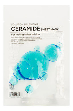 Маска тканевая с керамидами TENZERO Solution Balancing Ceramide Sheet Mask , 25ml