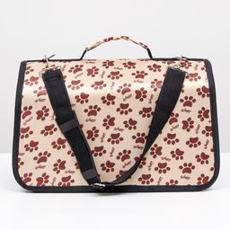 Сумка-переноска каркасная Лапки Happy, размер S, 37,5 х 17 х 22 см, бежевая - Пижон фото 3