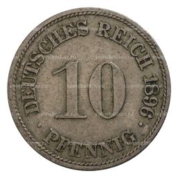 10 пфеннигов 1896 года F Германия