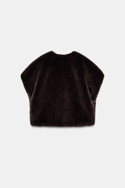 FAUX FUR GILET - Zara фото 7