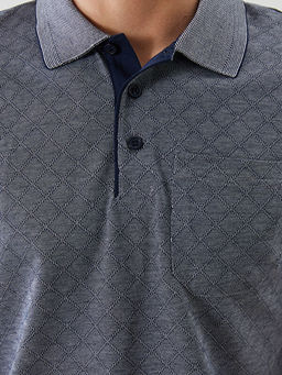 Polo Yaka Merserize G?r?n?ml? Erkek Ti??rt